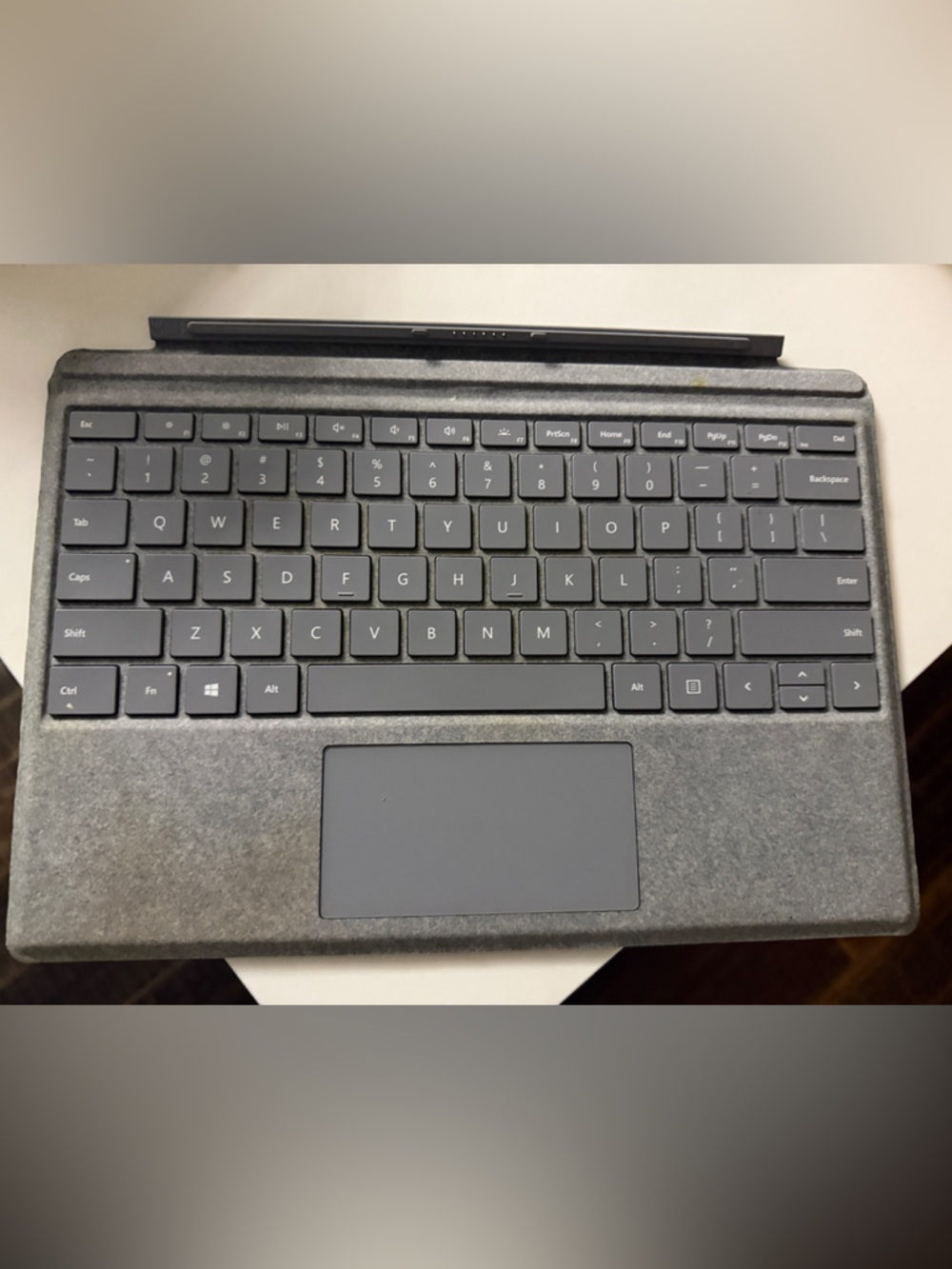 Microsoft Gray Fabric Keyboard Cover